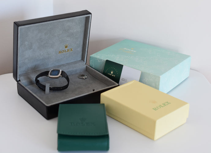 Montre ROLEX - Montre femme Cellini, réf. 4082/9, or blanc 18 carats, Circa 1970 58 Facettes RO-100