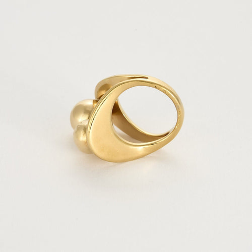 Bague 49 Cartier Dinh Van - Rare Bague en Or jaune 18k 58 Facettes 58FC23