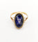 Bague 55 Bague Art nouveau Limoges plaque émaillée profil féminin en or 18k 58 Facettes A06418