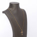 Bracelet Chaine gourmette en Or jaune avec pendentif croix 58 Facettes E360521A