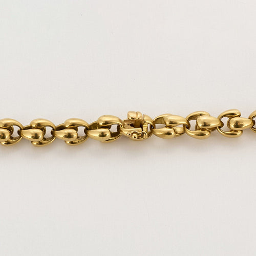 Collier Collier en or jaune 18K à maille fantaisie 58 Facettes RAM2733