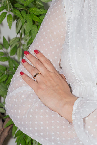 Bague 54 Cartier Bague Alliance C de Cartier Or rose Diamant 58 Facettes 4098664RV