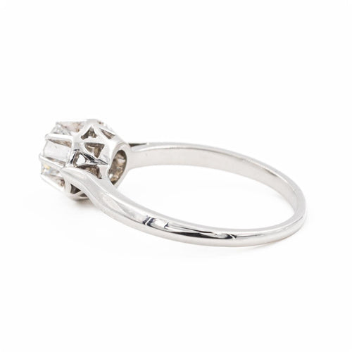 Bague Solitaire Or blanc Diamant