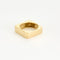 Bague 58 Bague moderniste de forme carré en or jaune et diamant 58 Facettes THI0518