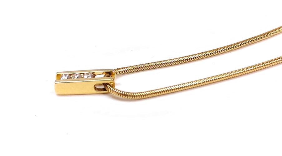 Collier COLLIER TRILOGIE DIAMANTS 58 Facettes Pend.Tri.1021