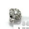Bague 55 Bague en platine sertie d'un diamant de style Art déco 58 Facettes 50407