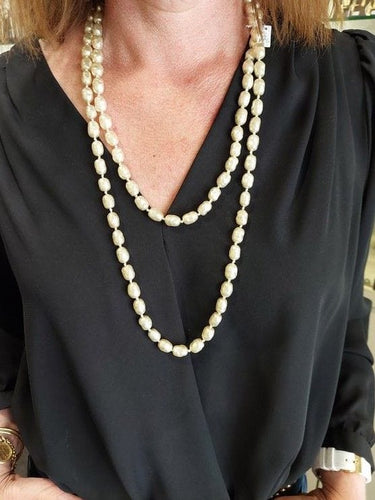 Collier SAUTOIR PERLES BAROQUES 58 Facettes 085071