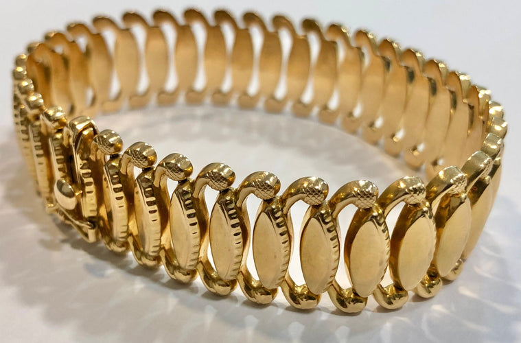 Bracelet Bracelet vintage or jaune 58 Facettes