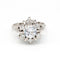 Bague 52.5 Bague or blanc diamant et béryl 58 Facettes D362790RR