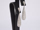 Boucles d'oreilles Boucle d'oreille en or blanc sertie de diamants 58 Facettes 2159