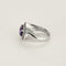 Bague 56 Bague en or blanc, diamants et améthystes 58 Facettes B250466