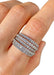 54 DE BEERS ring - 18k white gold and diamond ring 58 Facettes