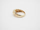 Bague 53 Bague godronnée or jaune 750 et diamants 58 Facettes