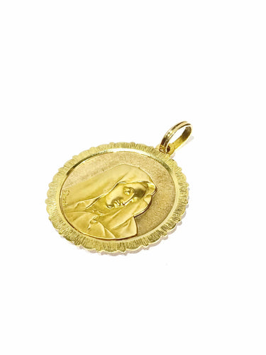 Emile Dropsy - Médaille Vierge or jaune