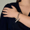 Bracelet HERMES - Bracelet "Chaîne d'Ancre" Grand Modèle en argent 58 Facettes B250495