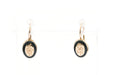 Boucles d'oreilles Boucles d'oreilles Napoléon III en or jaune et email 58 Facettes B426