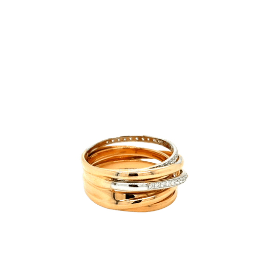 Bague 56 Bague Or Rose et Diamants 58 Facettes 1.0000227/4