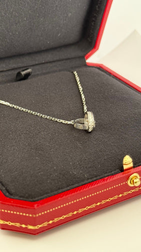 Collier Collier Cartier LOVE or gris et diamants 58 Facettes