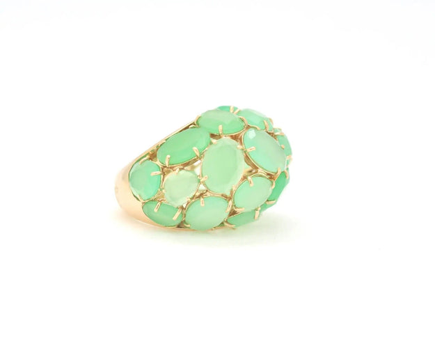 Bague Bague de la collection Pomellato Capri avec chrysoprase 58 Facettes 13187