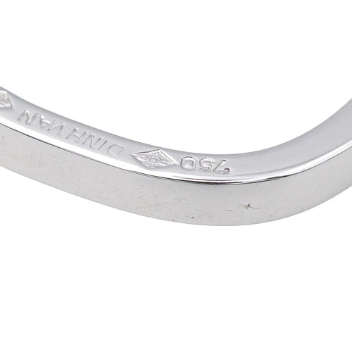 Bague 45 Dinh Van Bague Alliance Carrée Or blanc 58 Facettes 4061239CN