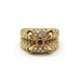 Bague 52 Bague or jaune diamants et rubis 58 Facettes 170128R