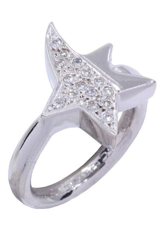 Bague 51 BAGUE ÉTOILE DIAMANTÉE 58 Facettes 082991