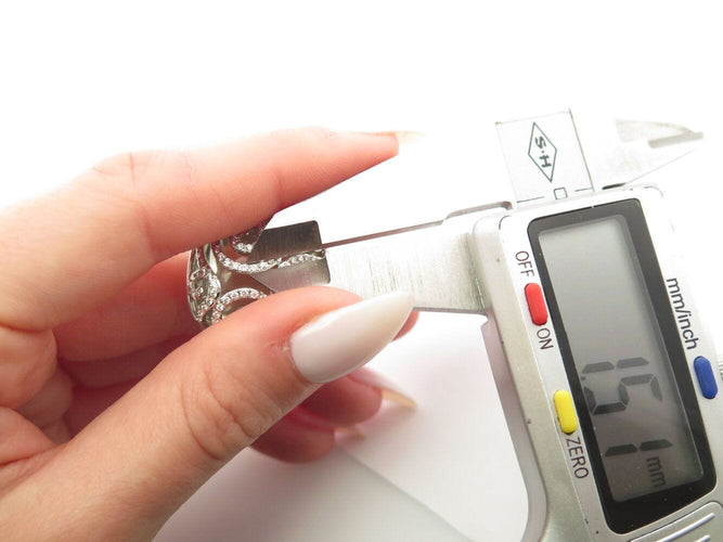 bague ADLER pierre cabochon cage 145 diamants 2ct t54 en or blanc 18k