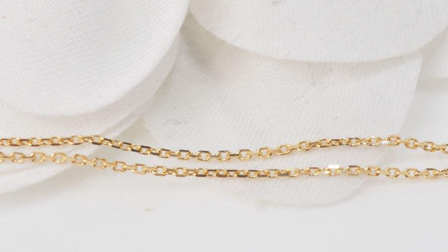 Collier 42 Collier coeur or jaune et diamants 58 Facettes 32593