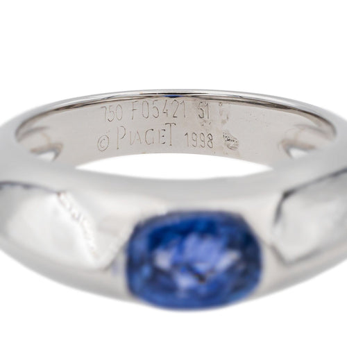 Piaget  Bague  Or blanc Saphir, Diamant