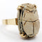 Bague 53.5 Bague cocktail vintage or jaune et scarabée égyptien en pierre dure 58 Facettes A05339