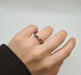 Bague 51.5 Bague or jaune et saphir multi-couleur 58 Facettes