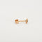 Boucles d'oreilles Boucles d'oreilles or rose 18 carats sertie de diamants et saphir 58 Facettes
