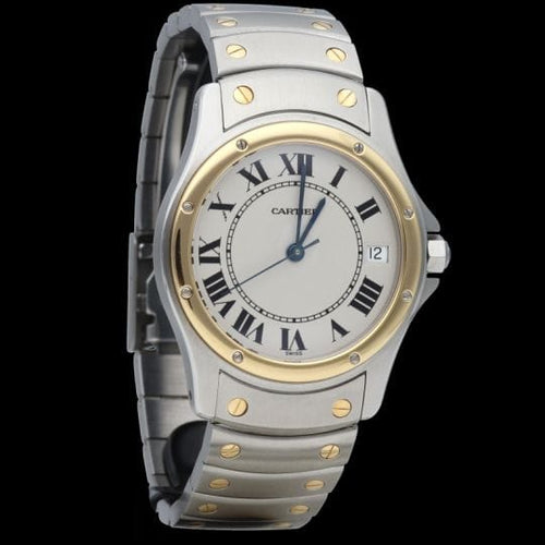 Montre Cartier Montre Santos Ronde 58 Facettes MT42315