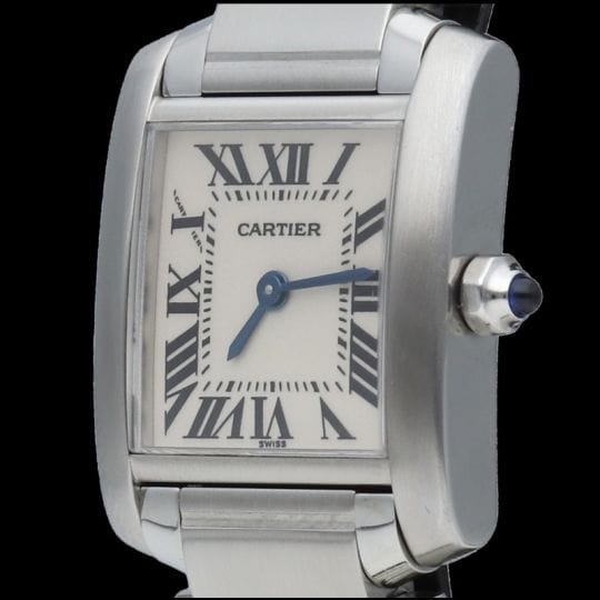 Montre Cartier Montre Tank Francaise Pm 58 Facettes MT40722