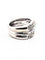 Bague 56 Bague en or blanc avec diamants 58 Facettes