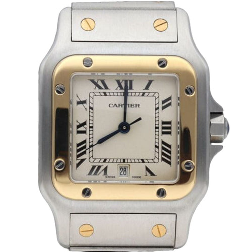 Montre Cartier Montre Santos De Cartier Galbee 58 Facettes MT41293