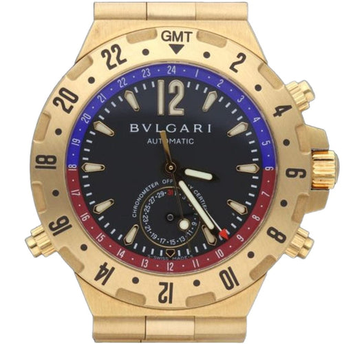 Montre Montre Bulgari Diagono GMT Date 58 Facettes MT40860