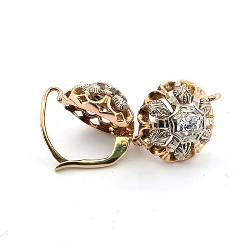 Orecchini in oro giallo con diamanti 58 Facettes