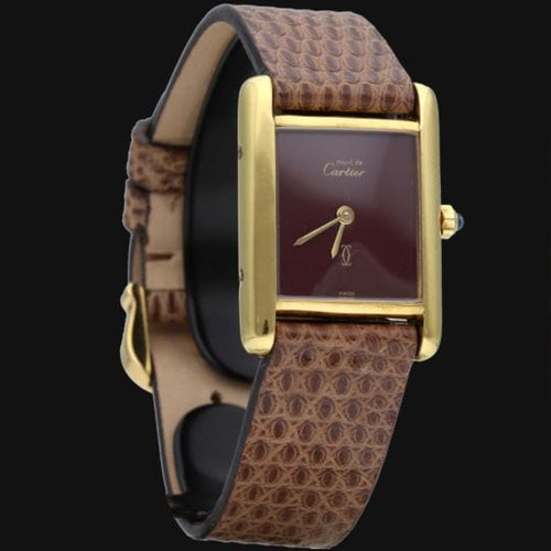 Montre Cartier Montre Tank Vermeil 58 Facettes MT42952