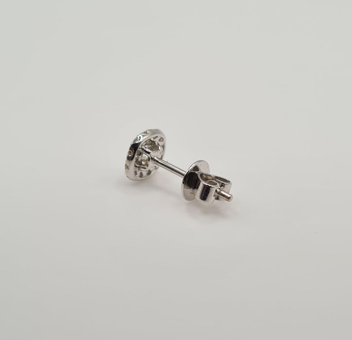 Boucles d'oreilles Boucles d'oreilles or blanc serties de diamants 58 Facettes