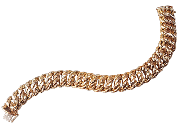 Bracelet Bracelet maille américaine or jaune 58 Facettes Bra.US.1505