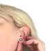 Boucles d'oreilles boucles d'oreilles en platine avec diamants et saphirs 58 Facettes Q97B