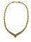 Collier Collier ras de cou rétro or jaune, diamants naturels et saphirs 58 Facettes