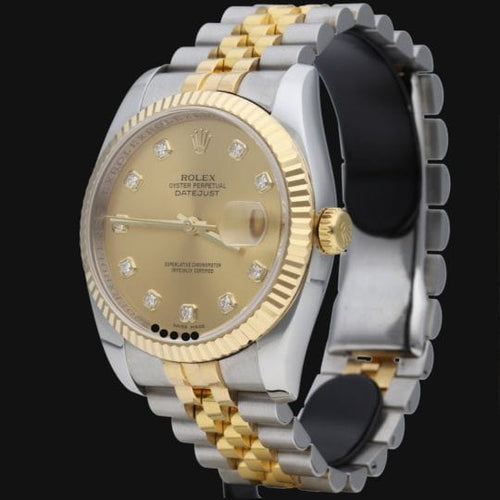 Montre Rolex Montre Date Just 36 58 Facettes MT44092