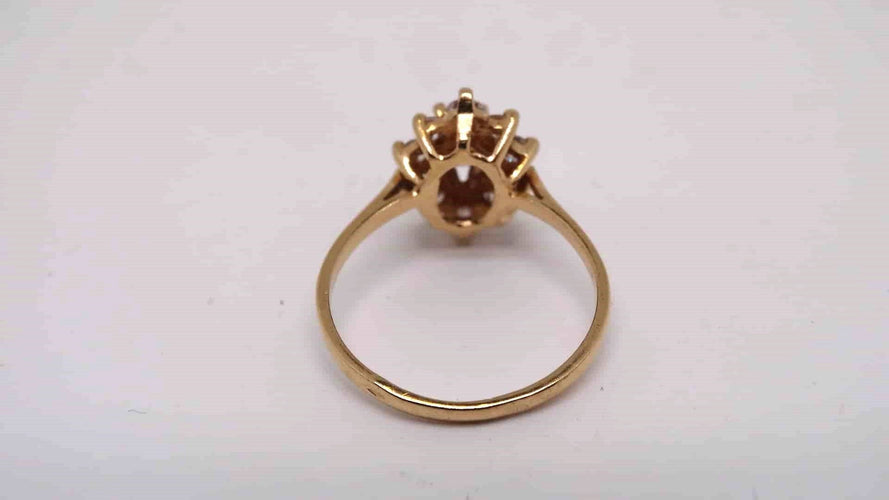 Bague 54 Bague or et Amethyste 58 Facettes 11587