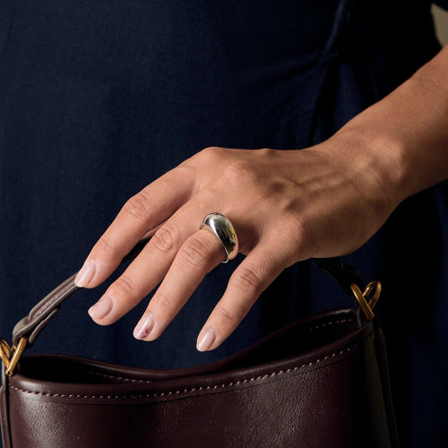 Bague 56,5 Bague jonc en or blanc 58 Facettes CAN1331X3