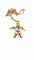 Collier Pendentif Happy Clown Chopard avec chaîne forçat 58 Facettes
