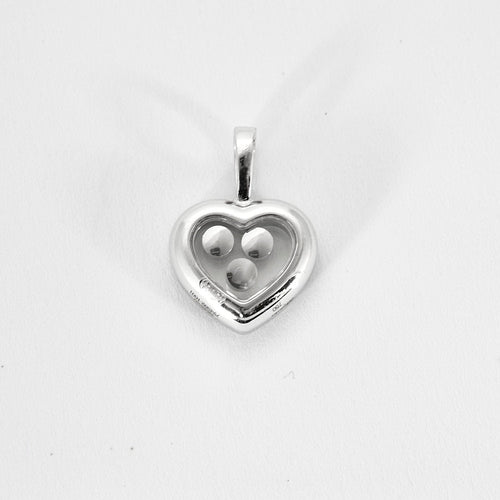 CHOPARD - Happy Diamonds - Pendentif en Or blanc 18k et diamants