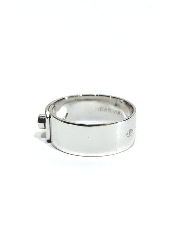 Bague 52 Dinh Van - Bague "Serrure" en or blanc 58 Facettes