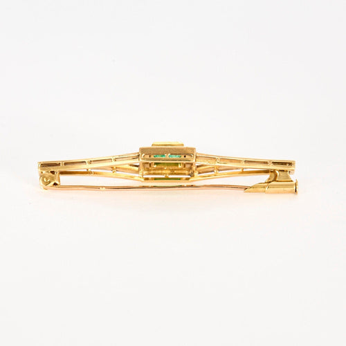 Broche Broche vintage émeraude diamants 58 Facettes